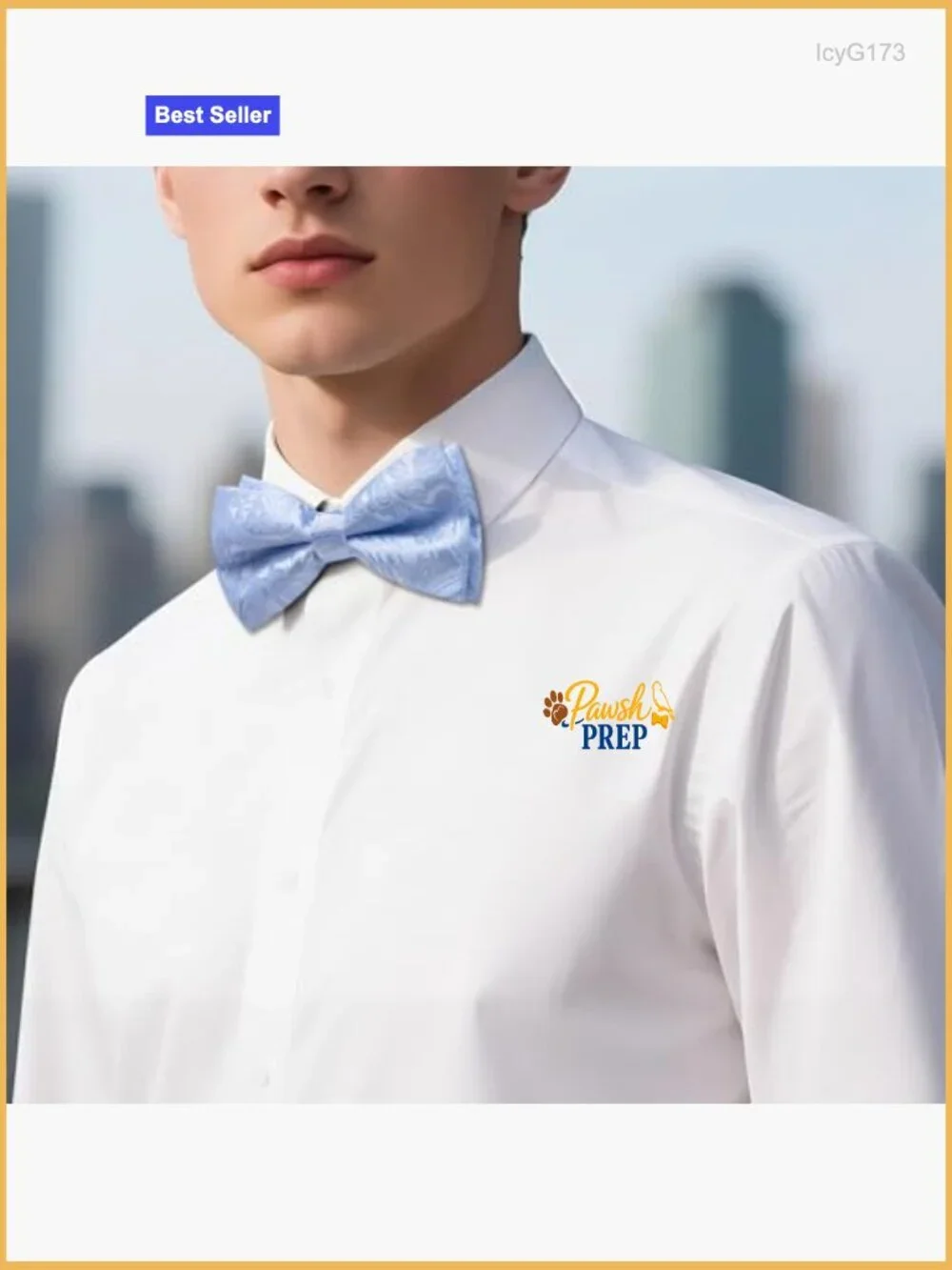Men's Silk Bow Tie Set with Pocket Square and Cufflinks for Formal Events